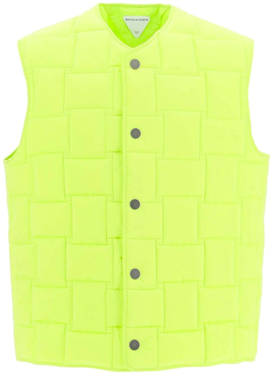 Bottega Veneta Bottega Veneta Padded Vest Jacket Groen
