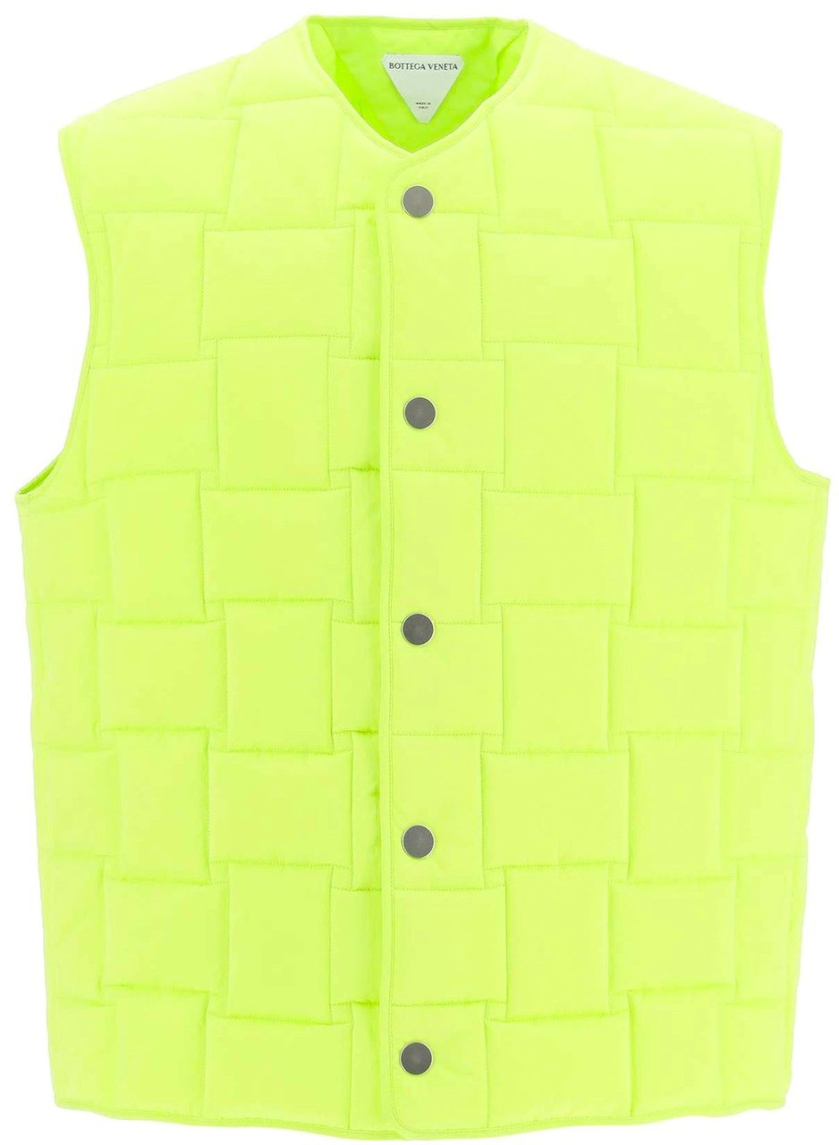 Bottega Veneta Bottega Veneta Padded Vest Jacket Groen
