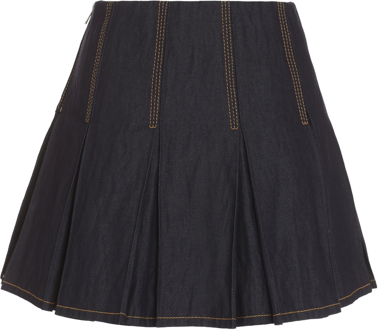 Bottega Veneta Pleated mini skirt Blauw