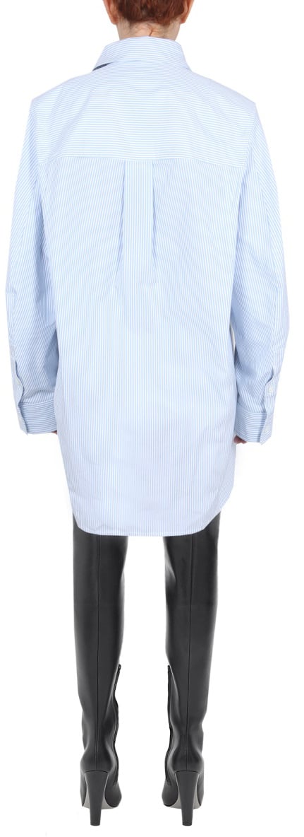 Bottega Veneta Shirt with Unique Curved Back Design Paars