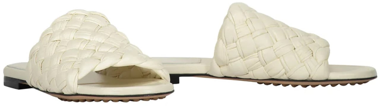 Bottega Veneta Leather mules Wit