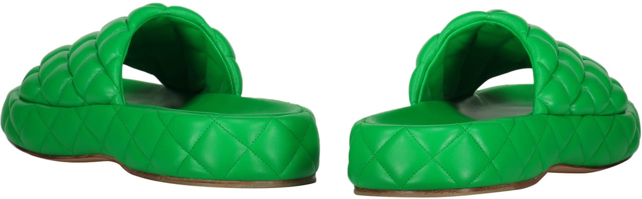 Bottega Veneta Leather mules Groen
