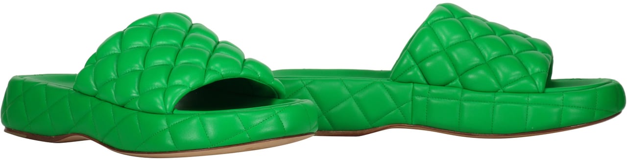 Bottega Veneta Leather mules Groen