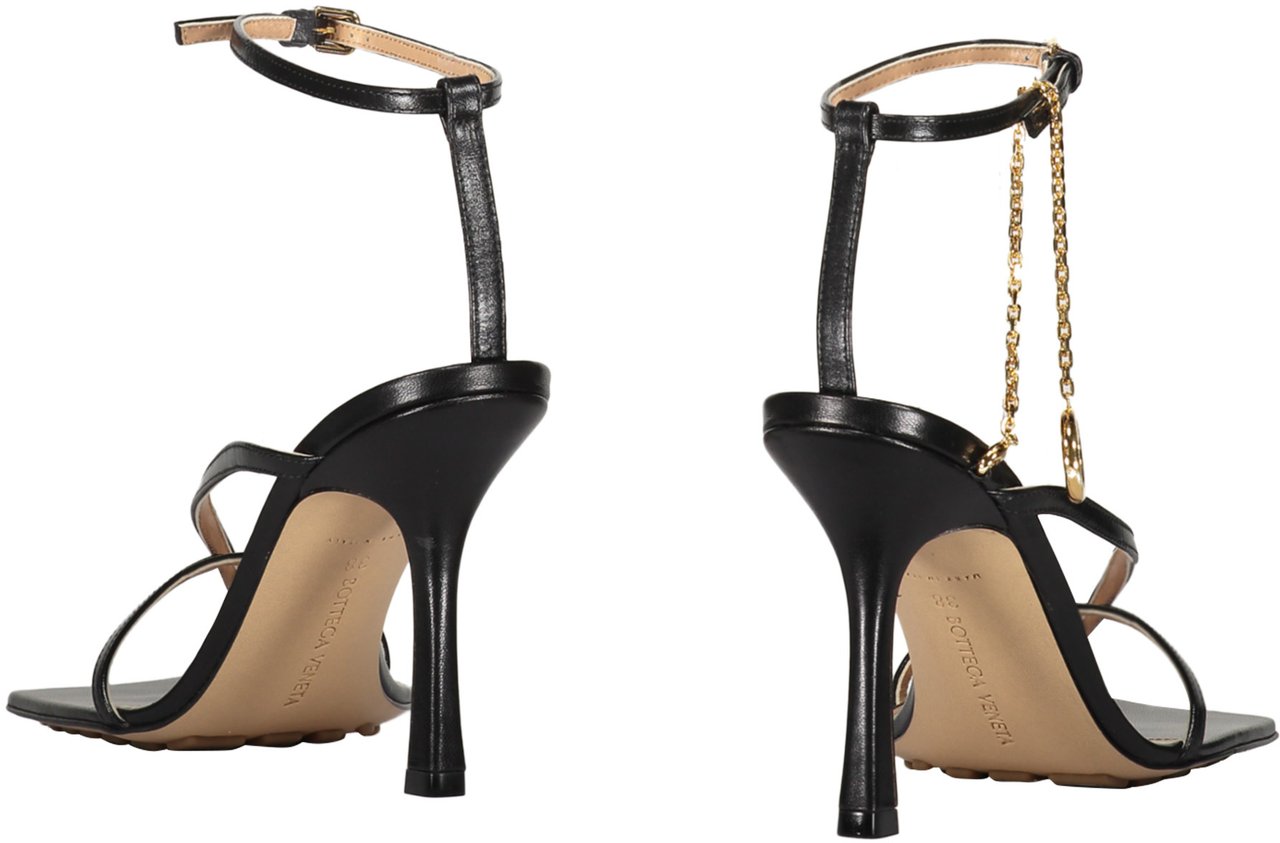 Bottega Veneta Leather sandals Zwart