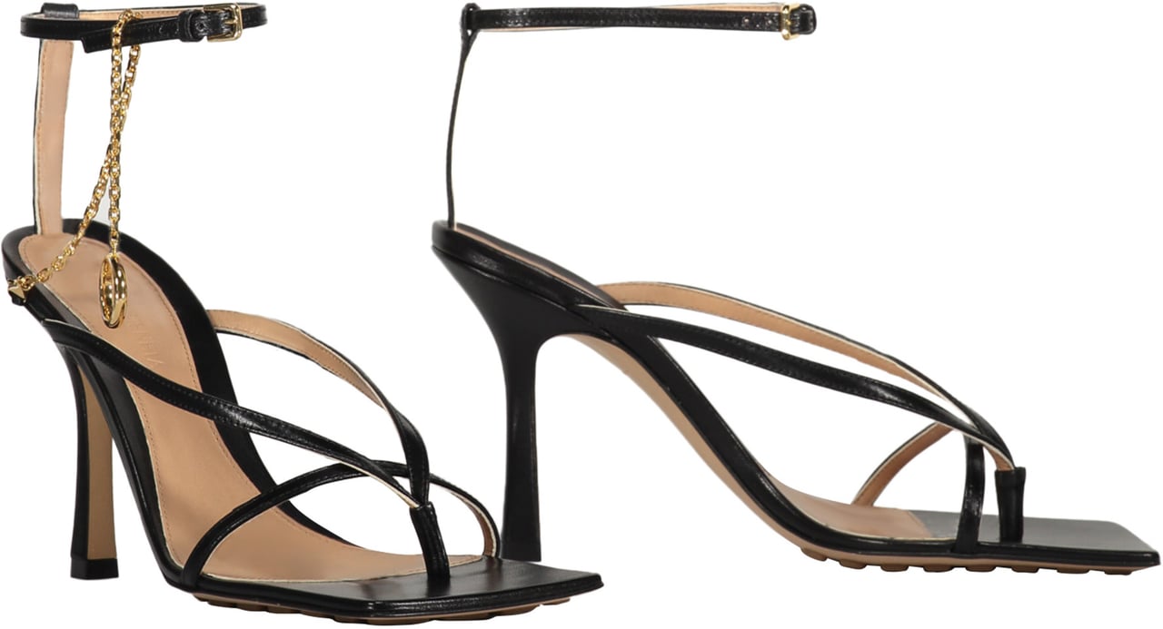 Bottega Veneta Leather sandals Zwart