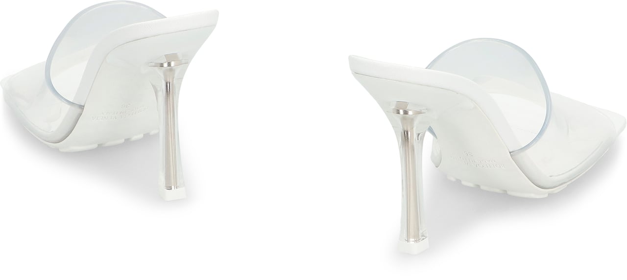 Bottega Veneta Logo detail rubber mules Wit