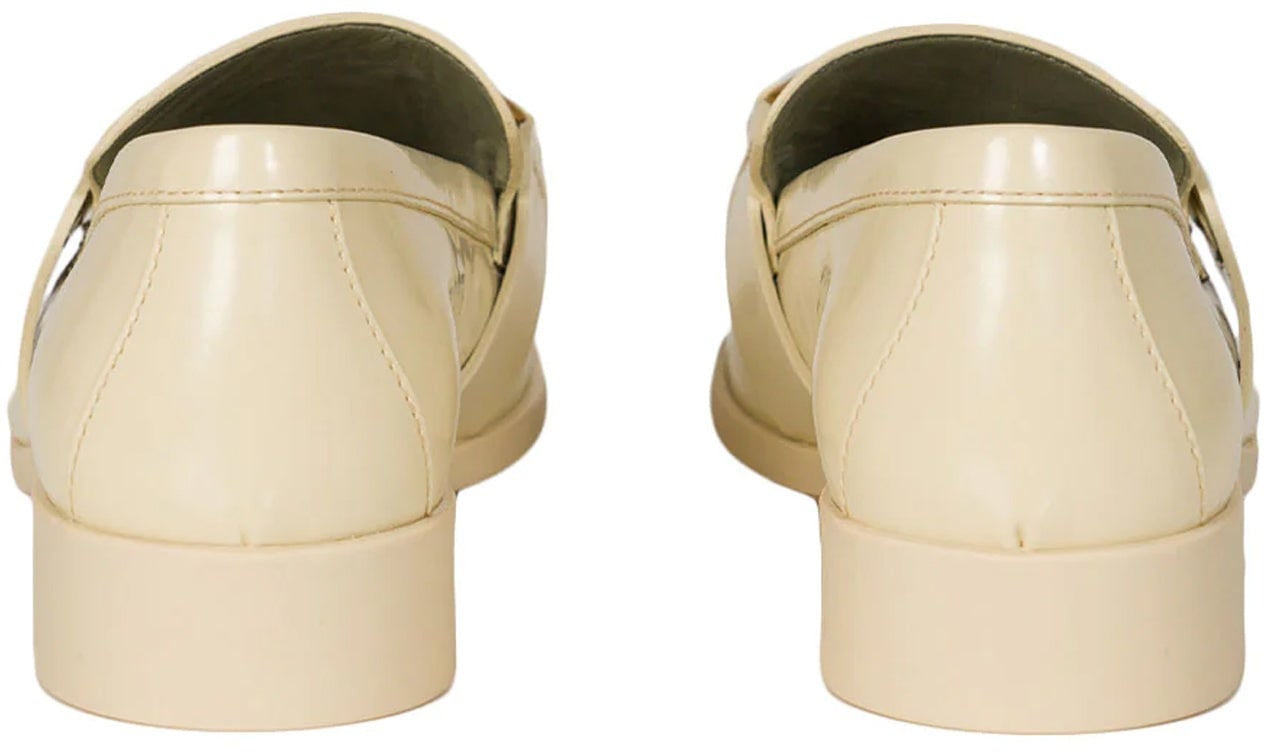 Bottega Veneta Bottega Veneta Monsieur Leather Loafers Wit