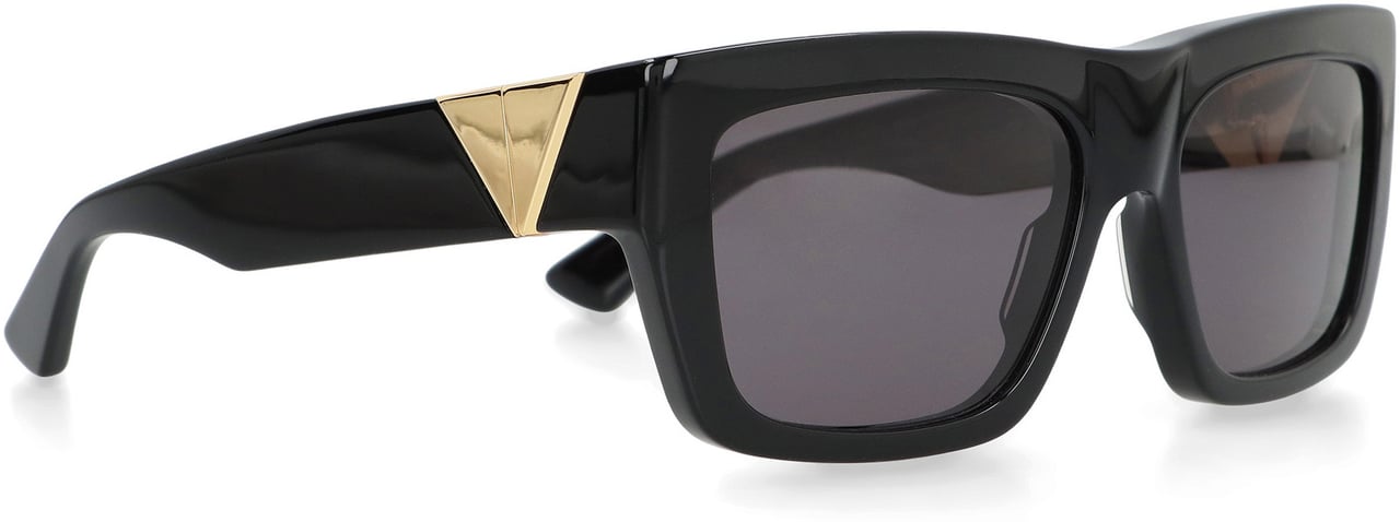 Bottega Veneta Squared sunglasses Zwart