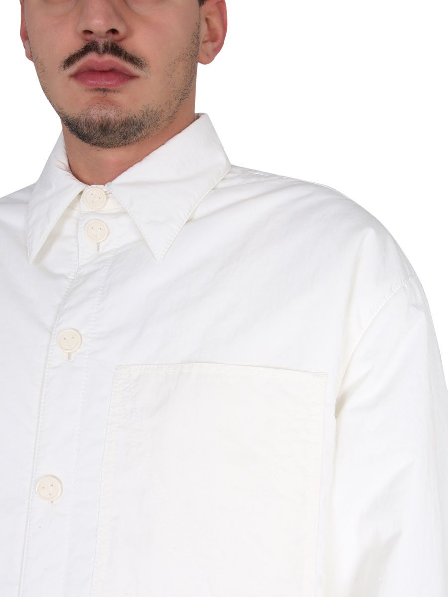 Bottega Veneta Technical Nylon Jacket with Button Closure Wit