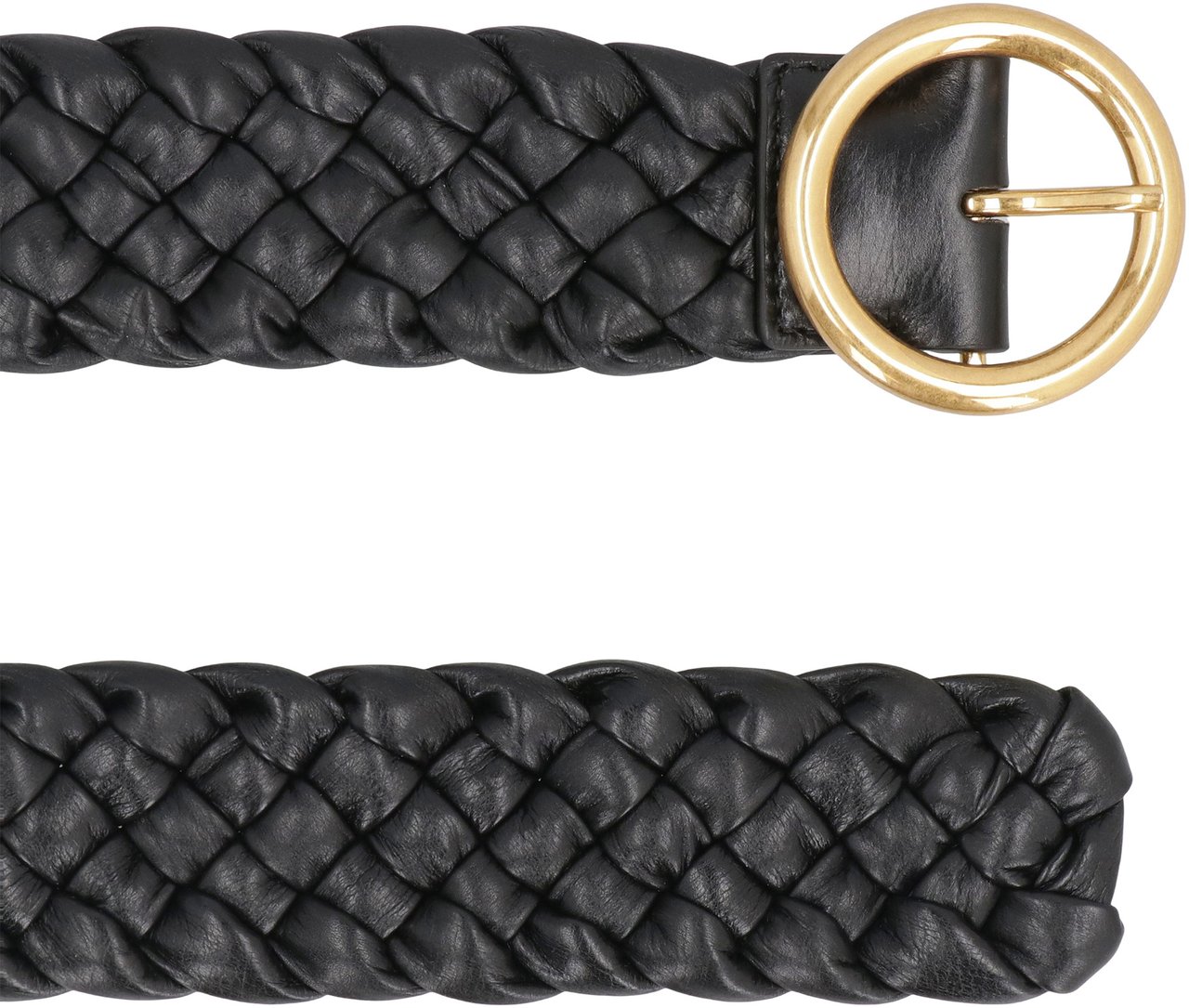 Bottega Veneta Leather belt Zwart