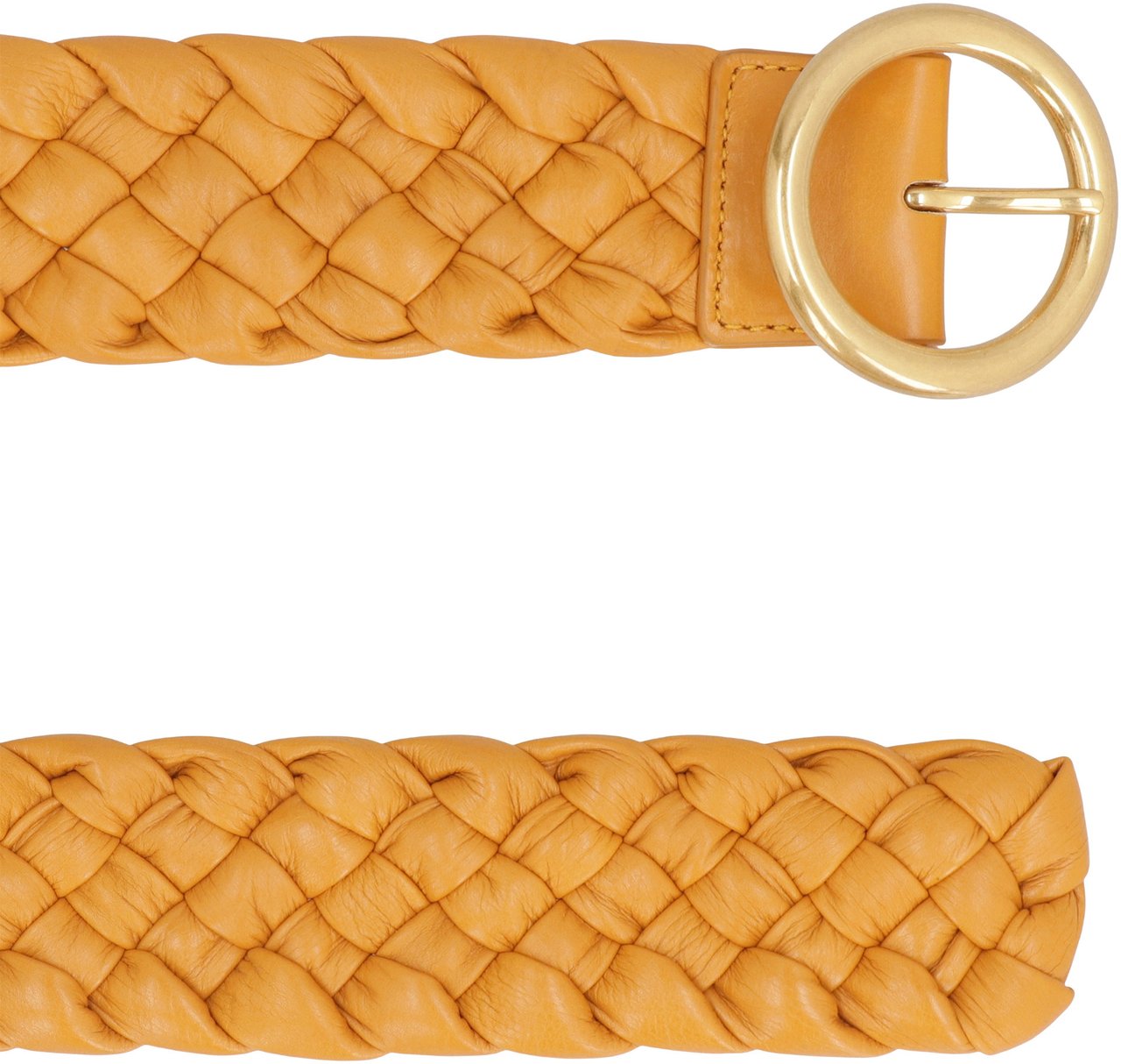 Bottega Veneta Leather belt Bruin