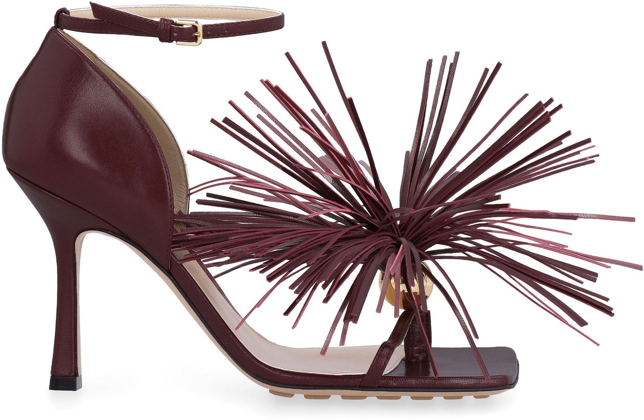 Bottega Veneta Stretch leather sandals Rood