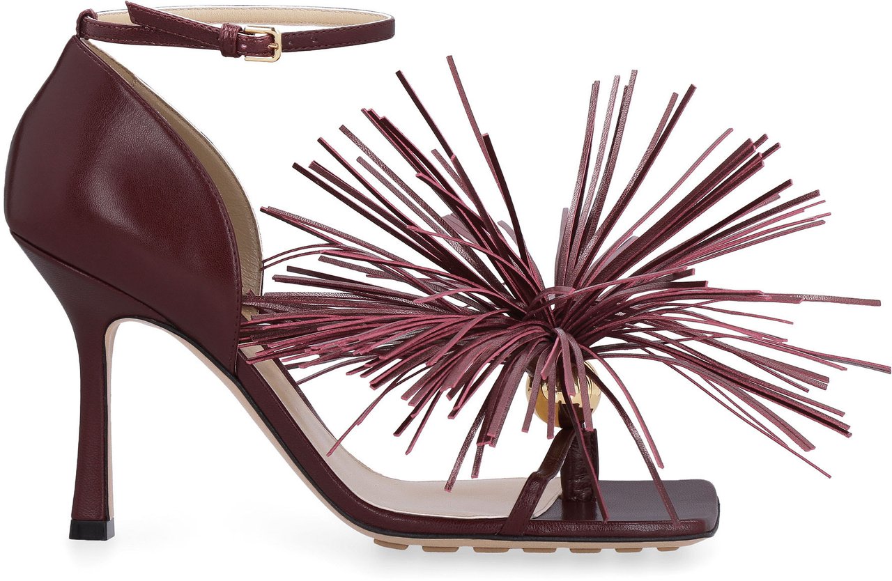 Bottega Veneta Stretch leather sandals Rood