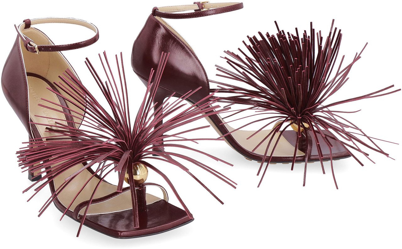 Bottega Veneta Stretch leather sandals Rood
