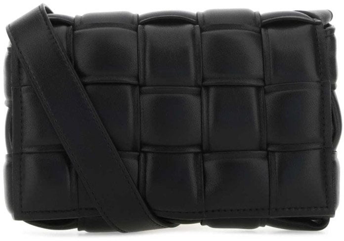 Bottega Veneta Small Padded Cassette Bag Zwart