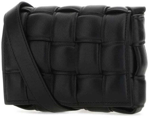 Bottega Veneta Small Padded Cassette Bag Zwart