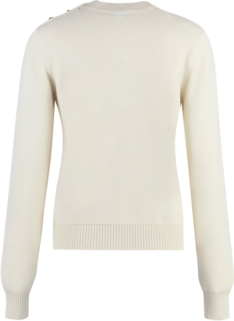 Bottega Veneta Crew-neck wool sweater Grijs