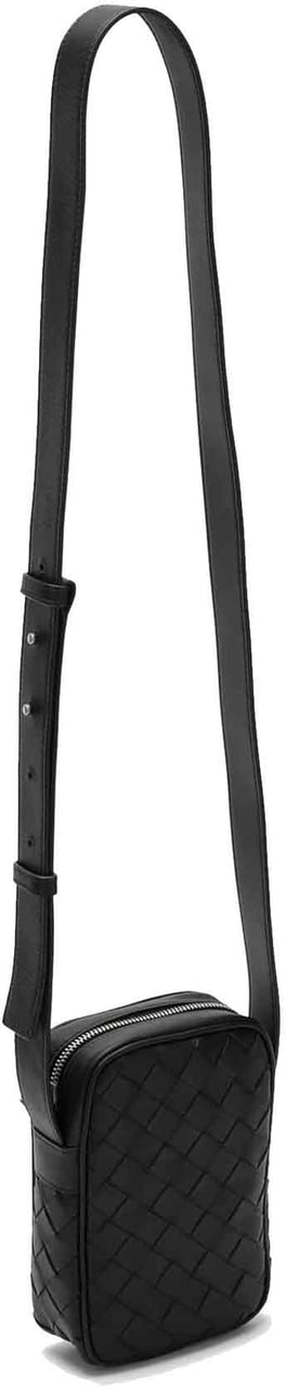 Bottega Veneta Bottega Veneta Intrecciato Mini Crossbody Bag Zwart