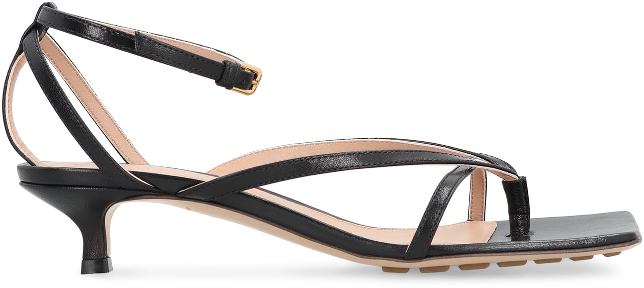 Bottega Veneta Stretch Leather sandals Zwart