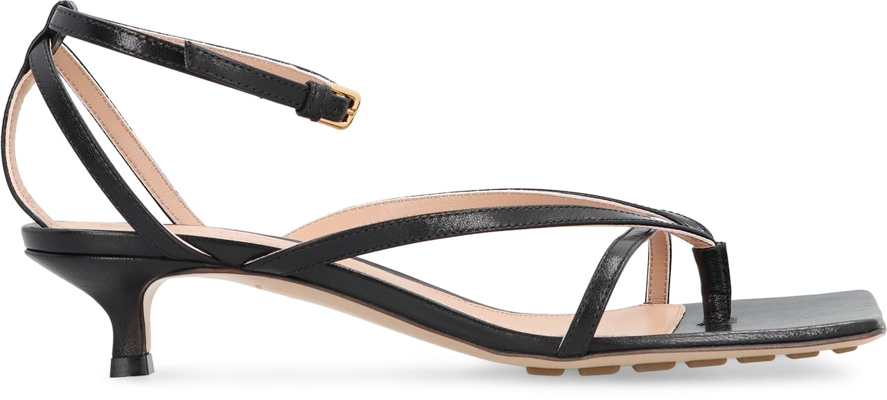 Bottega Veneta Stretch Leather sandals Zwart