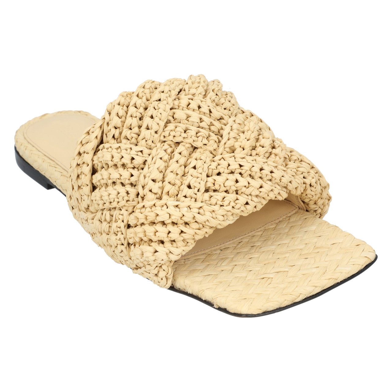 Bottega Veneta Lido Flat Sandal Brown Bruin