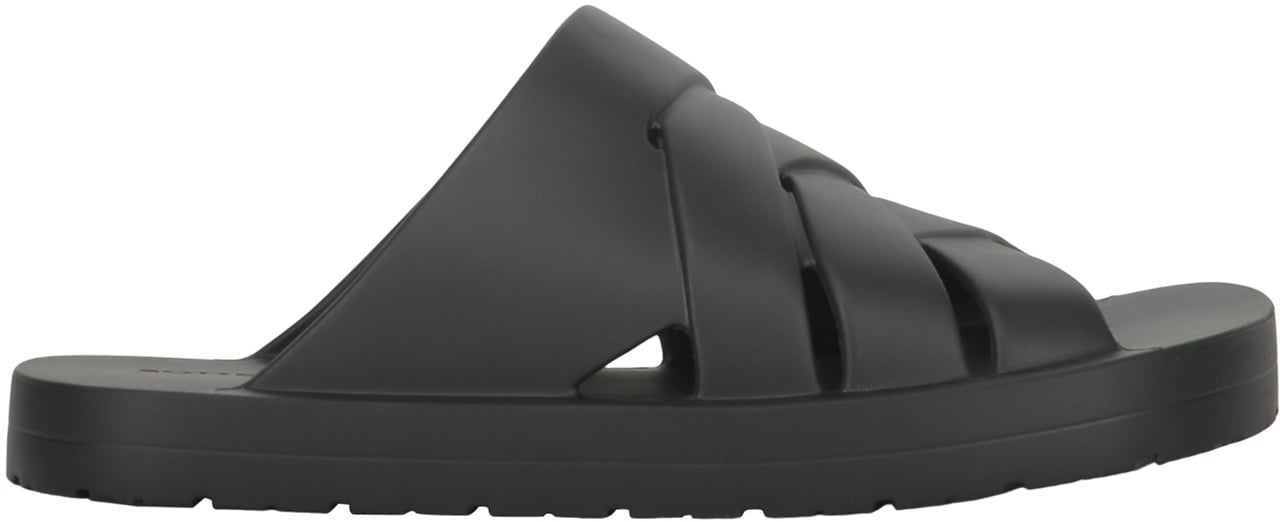 Bottega Veneta Rubber slides Zwart
