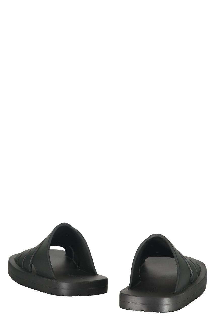 Bottega Veneta Rubber slides Zwart