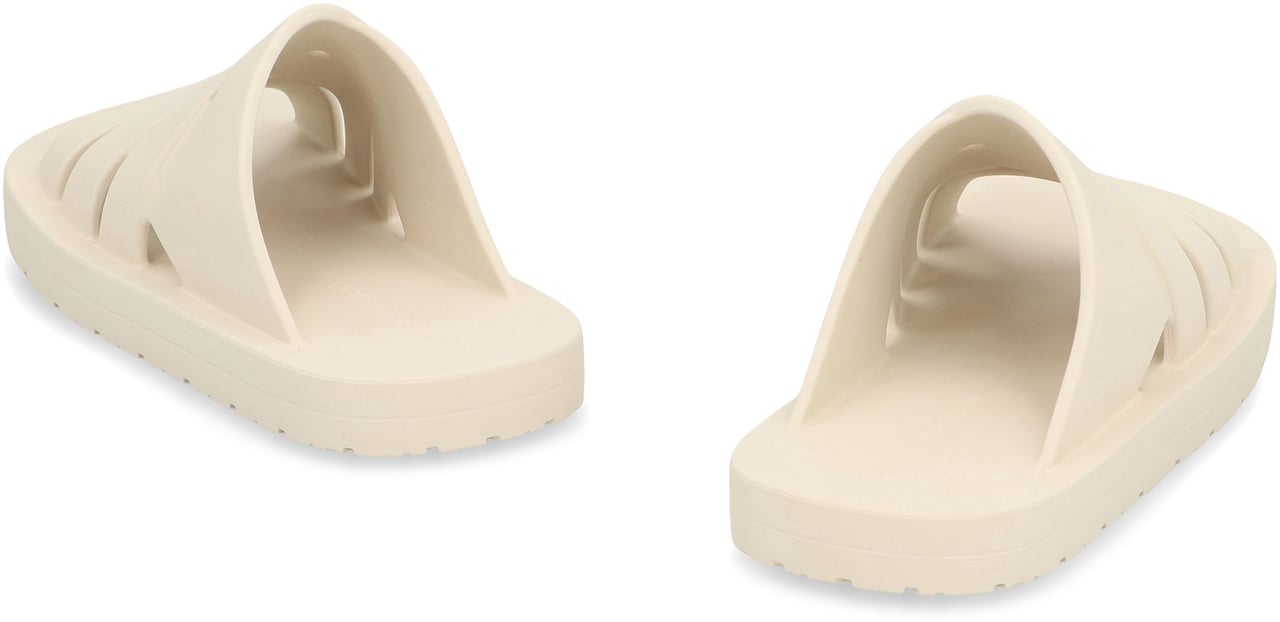 Bottega Veneta Rubber slides Neutraal