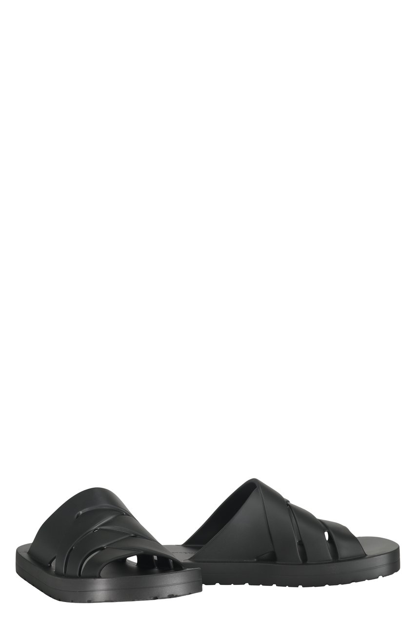 Bottega Veneta Rubber slides Zwart