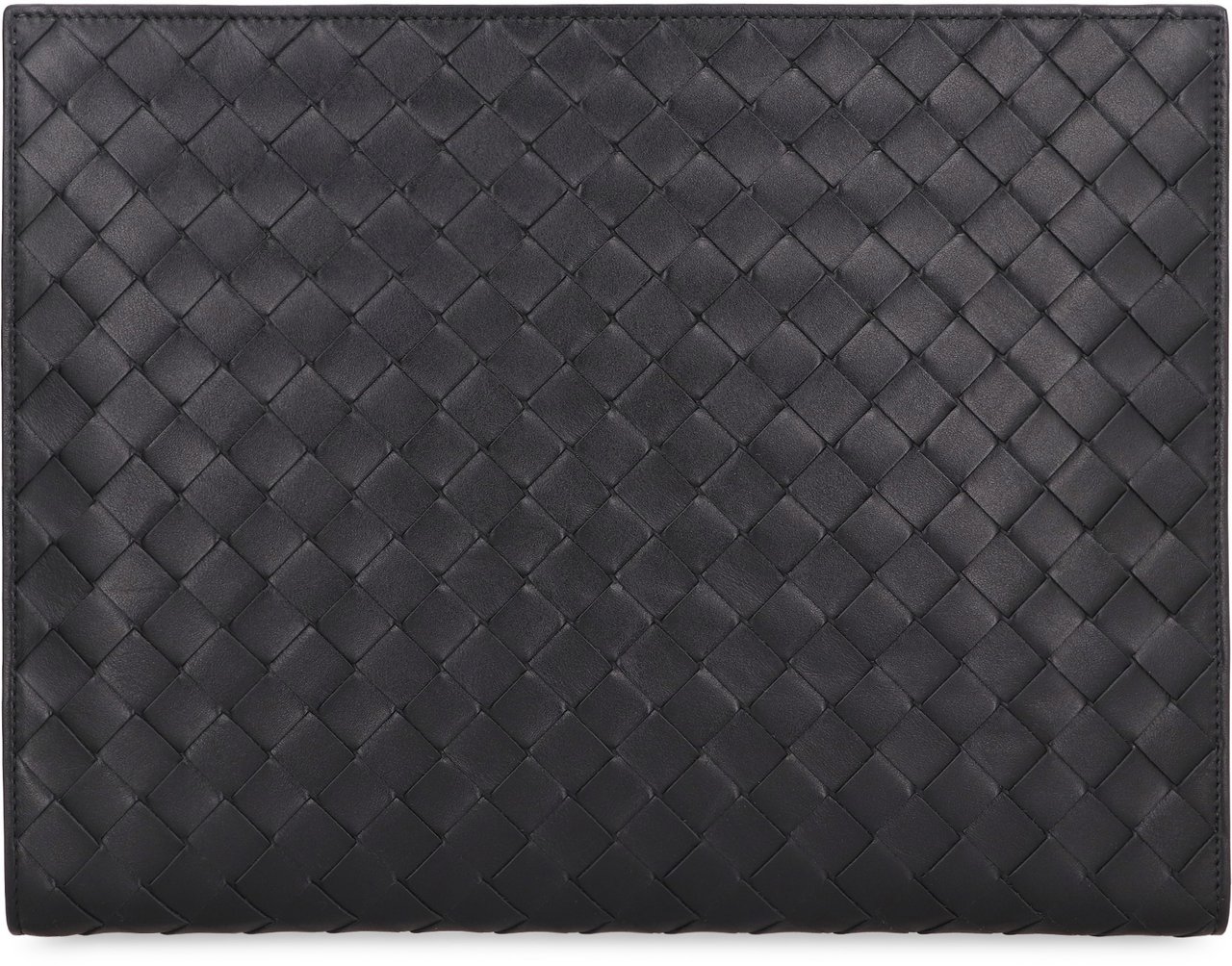 Bottega Veneta Intrecciato VN document case Zwart
