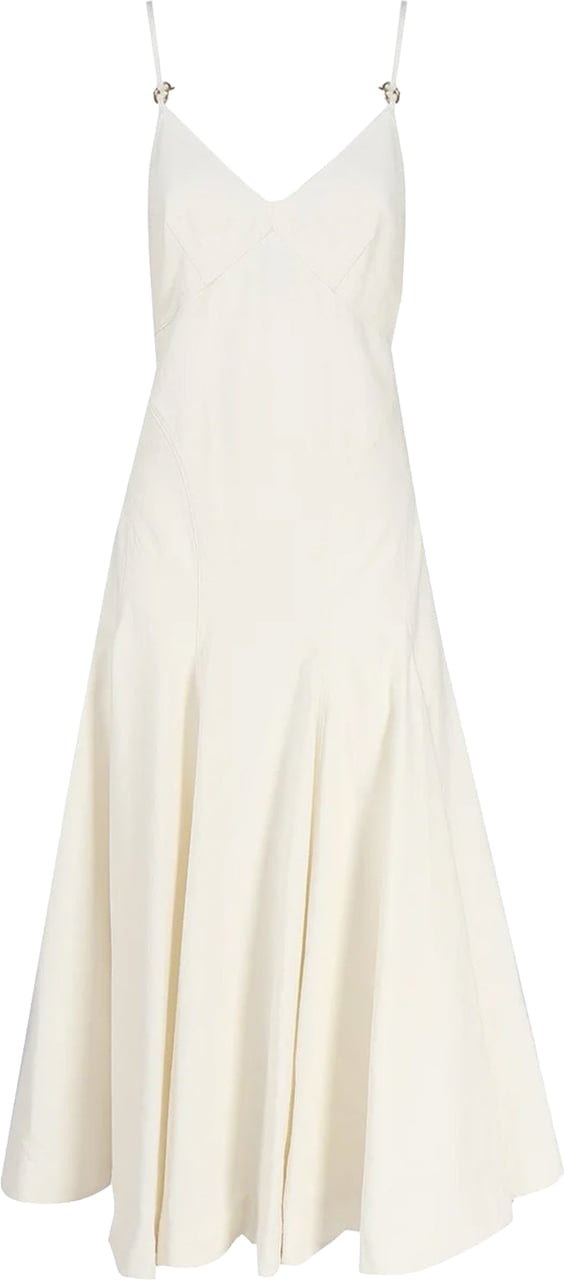 Bottega Veneta Midi Cotton Dress Wit