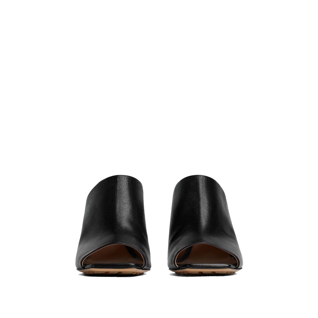 Bottega Veneta Bottega Veneta Knot Leather Mules Zwart