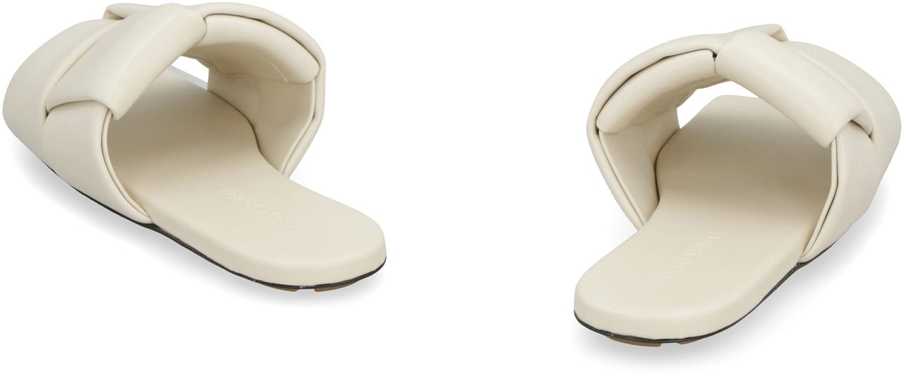 Bottega Veneta Patch leather mules Neutraal