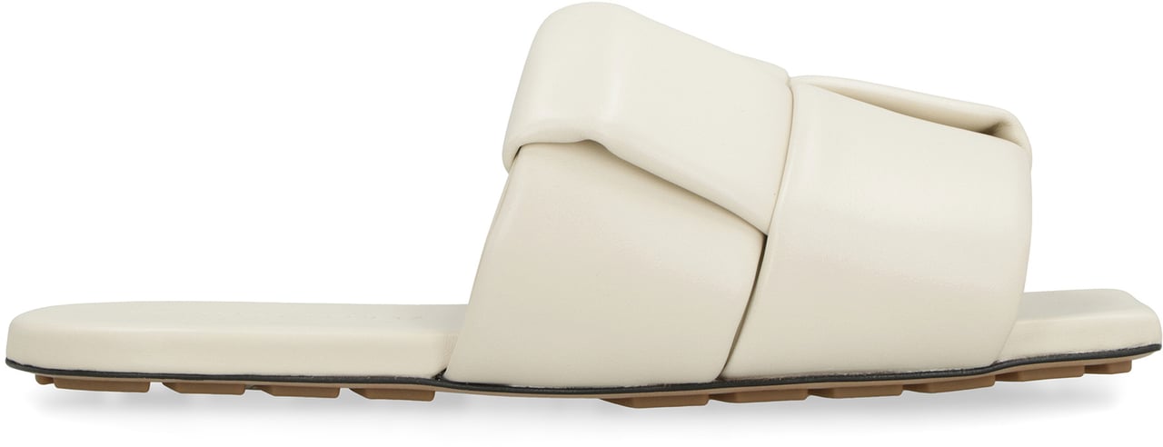 Bottega Veneta Patch leather mules Neutraal