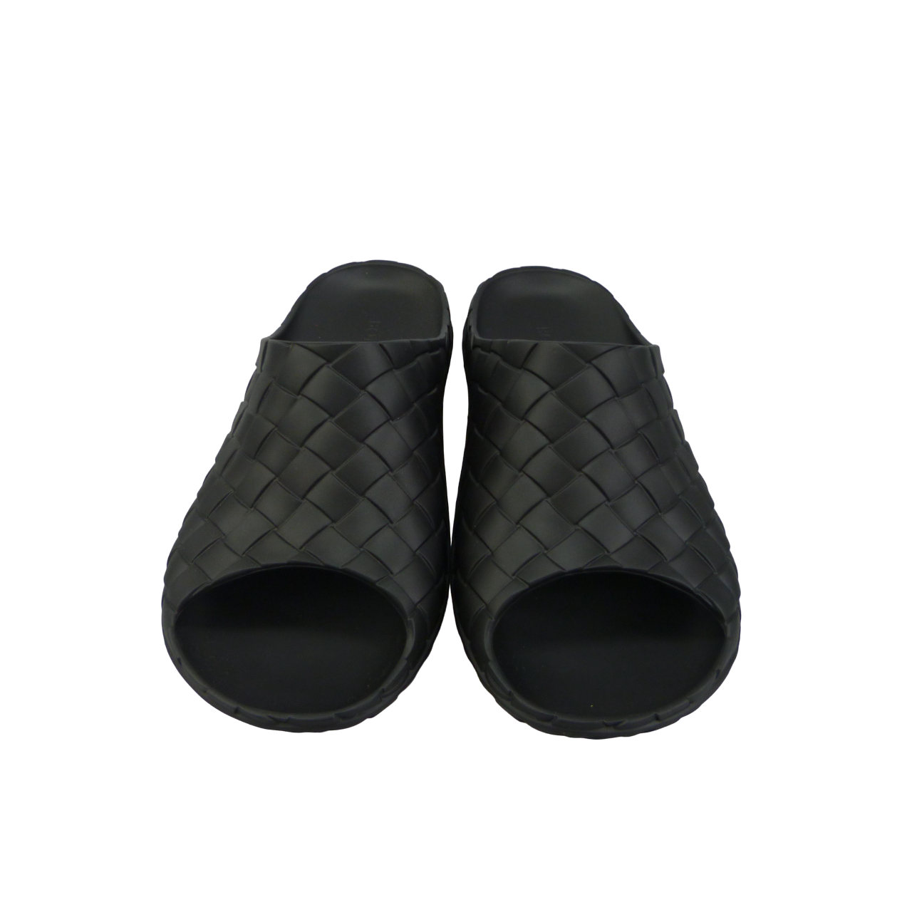 Bottega Veneta Ciabatta beebee intreccio Zwart