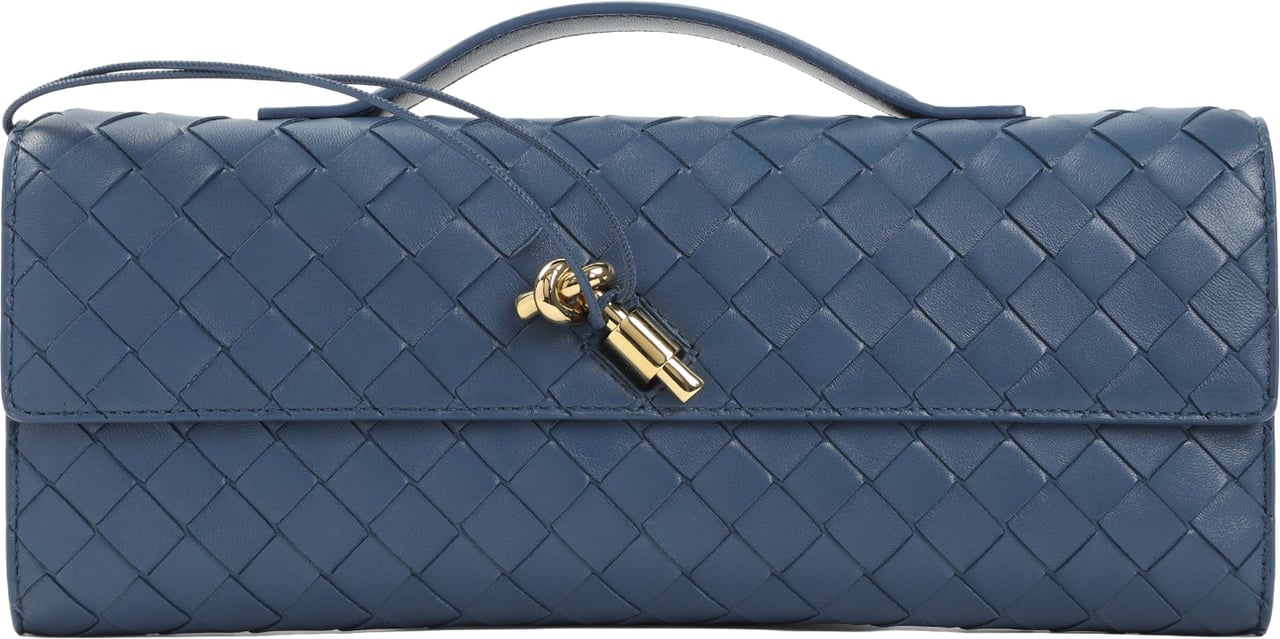 Bottega Veneta Andiamo Long Intreccio Clutch Divers