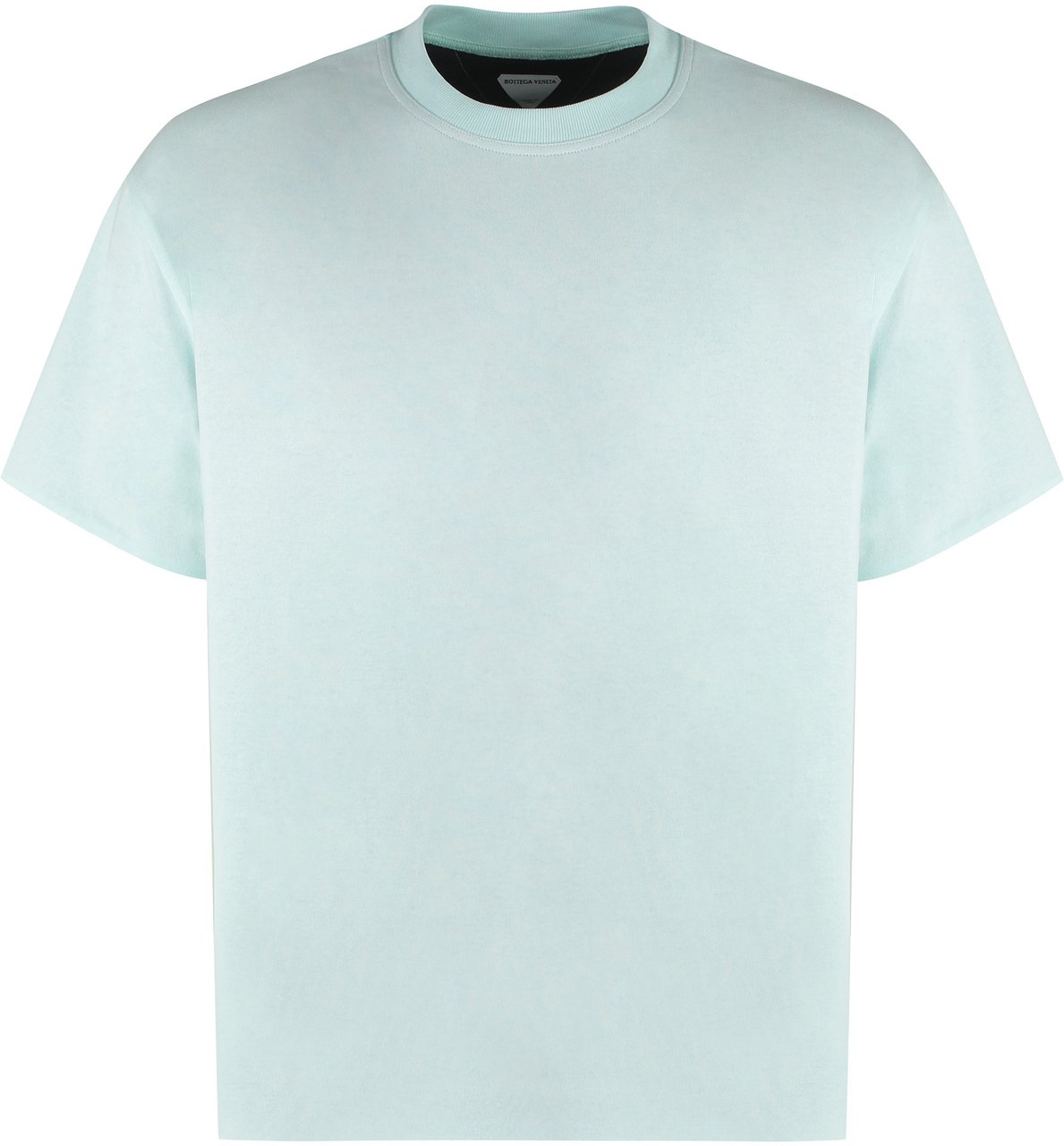 Bottega Veneta Cotton crew-neck T-shirt Lichtblauw