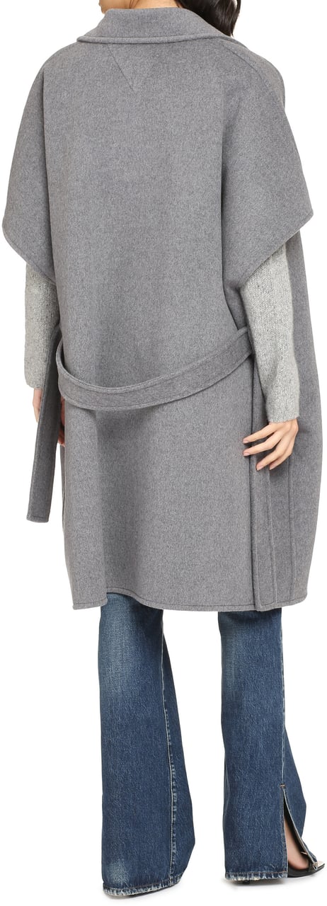 Bottega Veneta Wool and cashmere coat Grijs