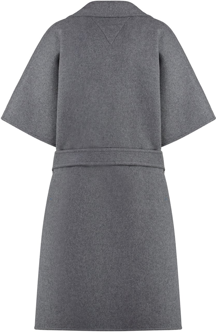 Bottega Veneta Wool and cashmere coat Grijs