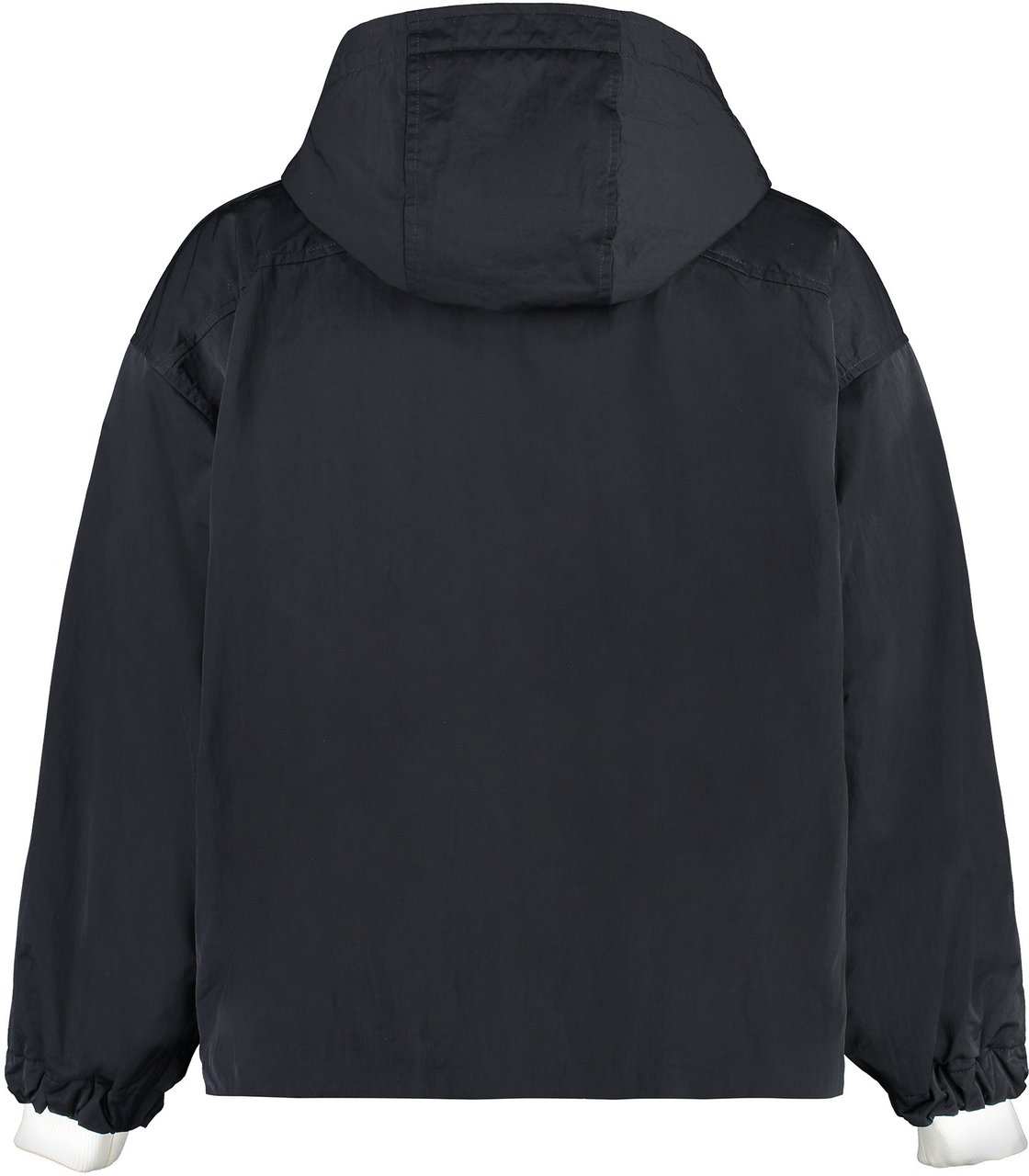 Bottega Veneta Hooded nylon jacket Zwart