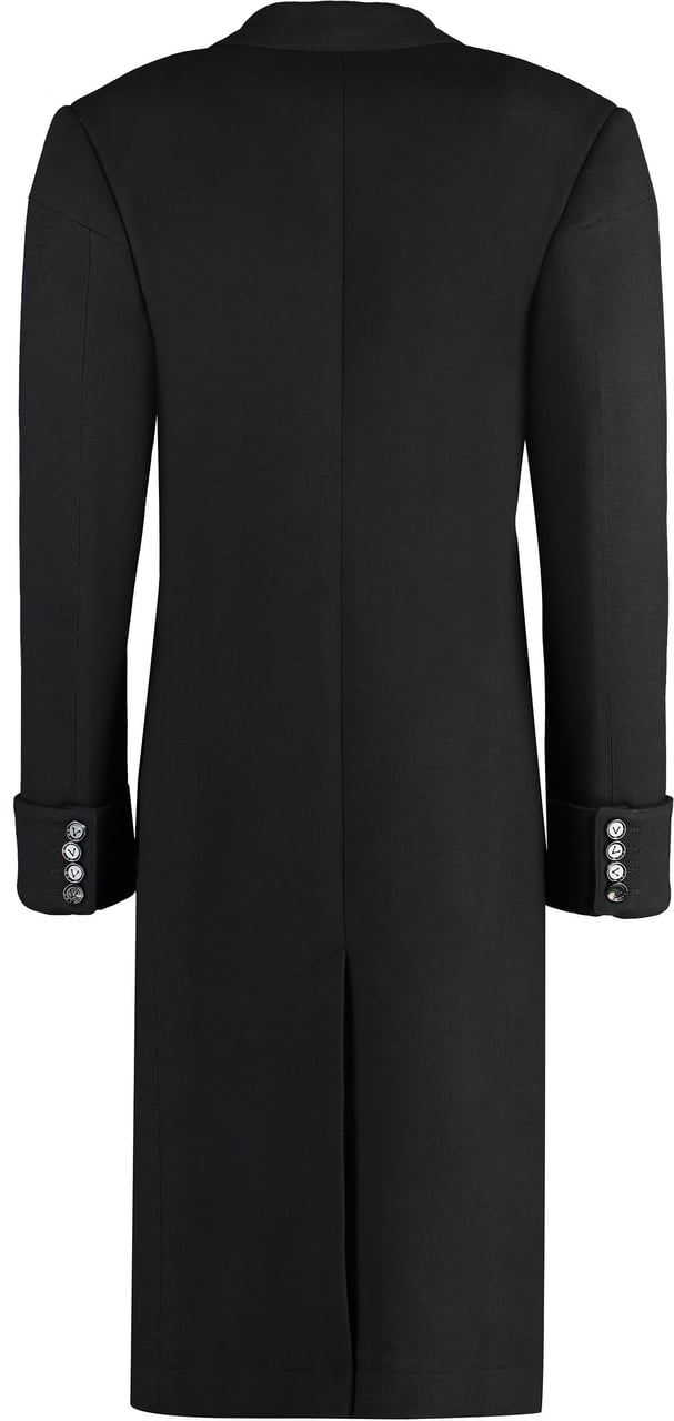 Bottega Veneta Cotton blend coat Zwart