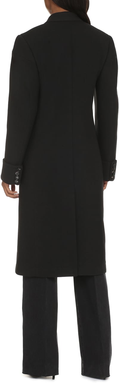 Bottega Veneta Cotton blend coat Zwart