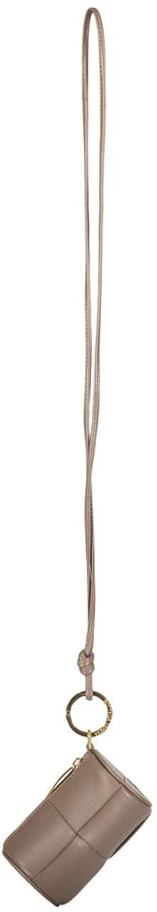 Bottega Veneta Leather Coin Purse Bruin
