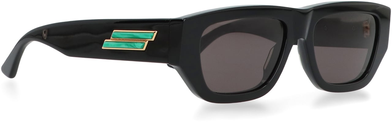 Bottega Veneta Squared sunglasses Zwart