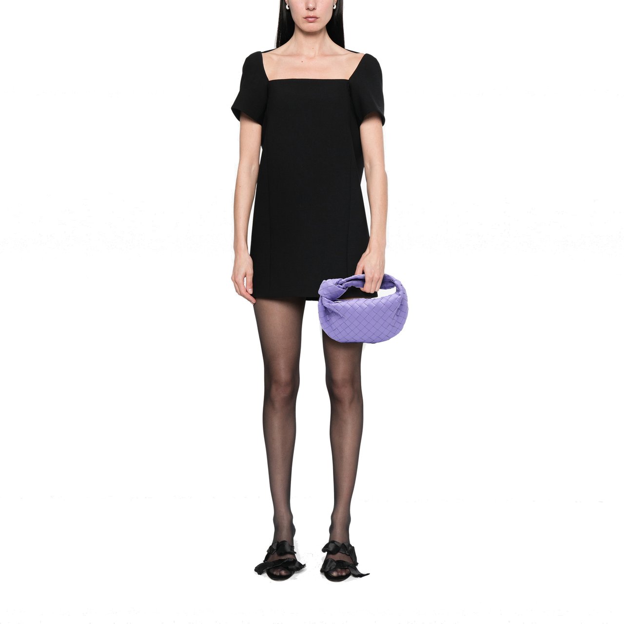Bottega Veneta Mini Nappa Intrecciato Jodie Paars