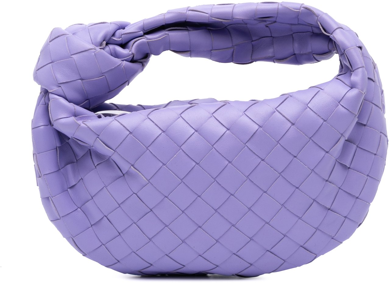Bottega Veneta Mini Nappa Intrecciato Jodie Paars