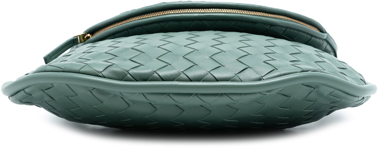 Bottega Veneta Medium Nappa Intrecciato Gemelli Hobo Groen