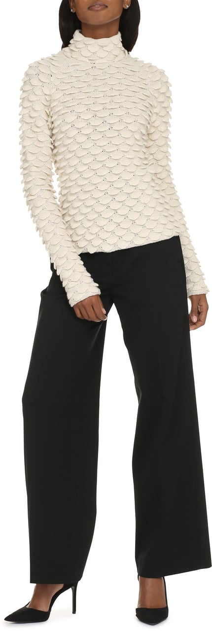 Bottega Veneta Wool turtleneck sweater Neutraal