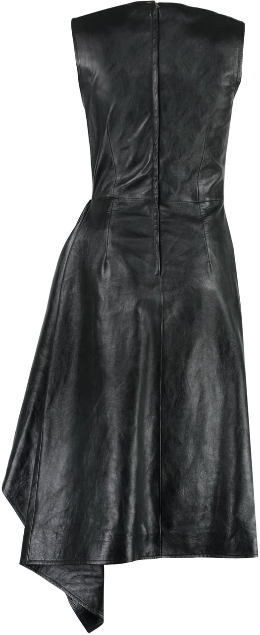 Bottega Veneta Leather dress Groen