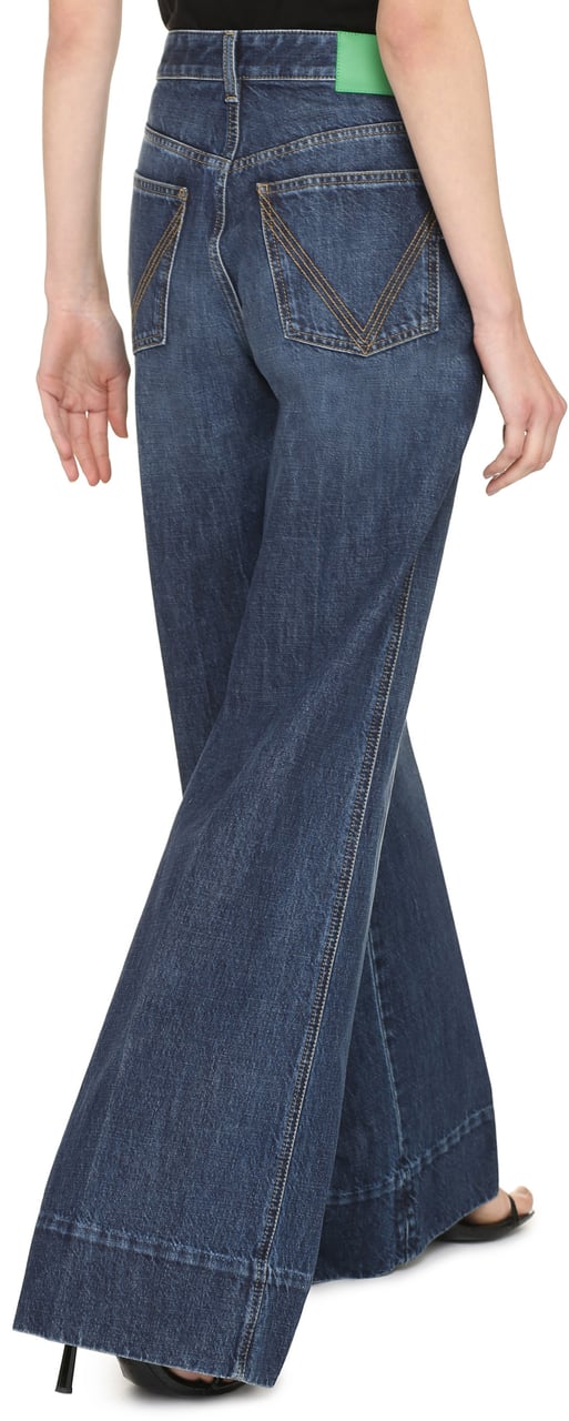 Bottega Veneta Wide-leg jeans Blauw